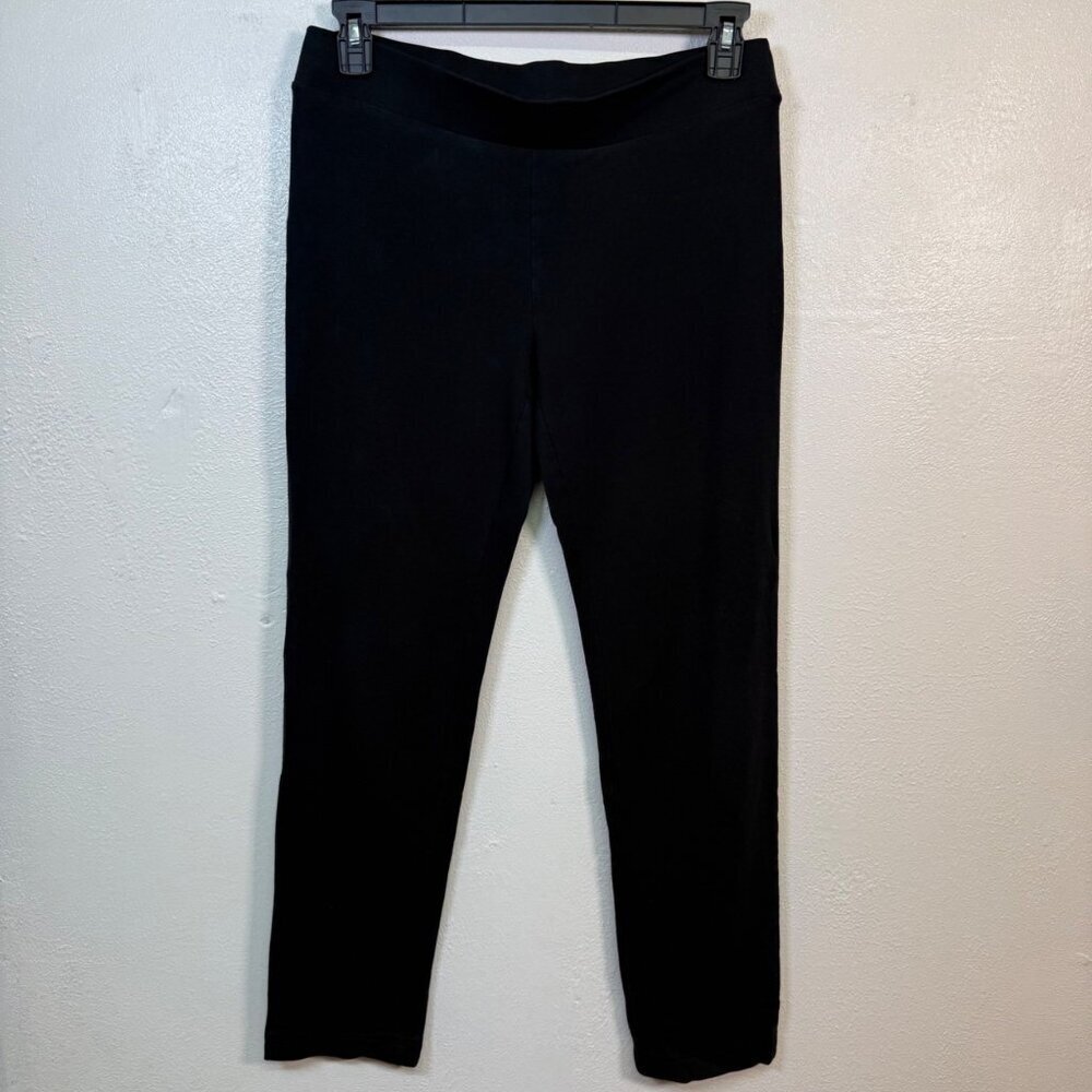 Pure Jill Slim Leg Black Modal Stretch Leggings Pants Small Casual Staple